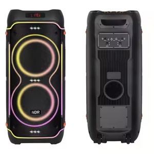 Altavoz Inalámbrico <span class=keywords><strong>NDR</strong></span> <span class=keywords><strong>NDR</strong></span>-1810 para Fiestas Profesionales, Woofer de 10 Pulgadas, Sistema de Cine en Casa, Luces LED RGB, Salida de 100W para Computadora - Product Image 3