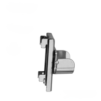 Support droit pour tube carré double rangée de cartes