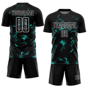 ชุดฟุตบอลดีไซน์ใหม่ทันสมัยสำหรับผู้ชาย เสื้อฟุตบอลสั่งทำพิเศษ ระบายอากาศได้ดี เหมาะสำหรับการฝึกซ้อมฟุตบอล - Product Image 1