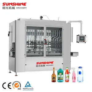 New Design 8 10 12 Nozzles Automatic Gravity Toner Jar Bottling Filling Machine Line