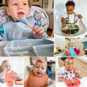 2024 <b>Baby</b> Products Customized Silicon Plate for Babys <b>Feeding</b> Eating <b>Set</b> BPA Free <b>Silicone</b> <b>Feeding</b> <b>Set</b> for <b>Baby</b> - Product Image 6
