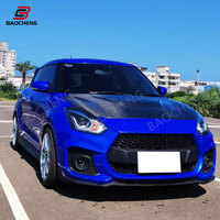 Convient pour Suzuki Swift Sport ZC33S 2018-2024 Carbon Fiber Car Bumper Front Engine Cover Hood Bonnet car parts