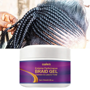 Gel de trenzado profesional Luxfume de 8,8 oz para una sujeción definitiva para trenzas y giros, evita el encrespamiento y controla los bordes - Product Image 1