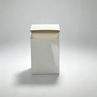 Boîtes en carton auto-scellantes écologiques personnalisables pour accessoires de fumeurs, boîte en papier style cigarette avec bouton-poussoir et impression UV sélective