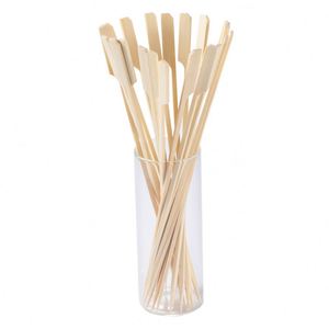 Asado de comida de pollo <span class=keywords><strong>huevo</strong></span> de <span class=keywords><strong>codorniz</strong></span> Kebab mango largo parrilla brocheta de Bambú - Product Image 1