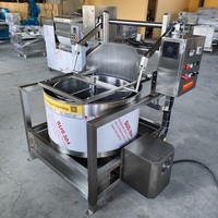 Automatische centrifugale centrifugeermachine met bovenafvoer voor het ontwateren van fruit, cassave, aardappelchips en frites.