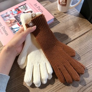 Mode écran tactile tricoté <span class=keywords><strong>gants</strong></span> femmes <span class=keywords><strong>gants</strong></span> d'hiver chaud <span class=keywords><strong>gants</strong></span> d'équitation solide moelleux travail <span class=keywords><strong>gants</strong></span> Y2k Harajuku Kawaii mitaines - Product Image 4
