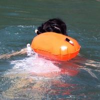 Bouée de natation gonflable en PVC pour l'été, flotteur de sécurité simple pour la plongée et l'entraînement à la natation