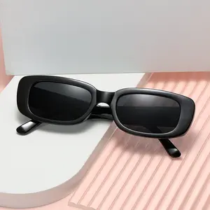 Fashion Vintage Square Rectangle UV400 Oculos Sun Glasses 2023 Sunglasses For Women Men