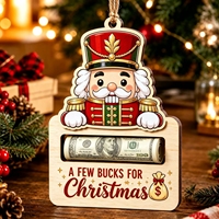 Porte-argent en bois MM pour Noël, porte-cartes cadeaux, idéal pour les fêtes, cadeaux de Noël, vente en gros d'usine