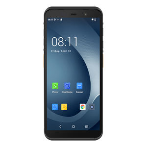 Android 13 <span class=keywords><strong>RFID</strong></span> UHF Ручной терминал данных штрих-кода PDA 4 + 64G 6 ''экран 5000 мАч батарея большой емкости для складской логистики - Product Image 1