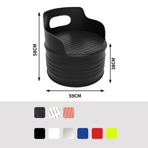 Conjunto <span class=keywords><strong>de</strong></span> Muebles Industriales Retro <span class=keywords><strong>de</strong></span> Barril <span class=keywords><strong>de</strong></span> Petróleo, Sillas y Mesa <span class=keywords><strong>de</strong></span> Metal Creativas para Bar y Cafetería al Aire Libre - Product Image 6