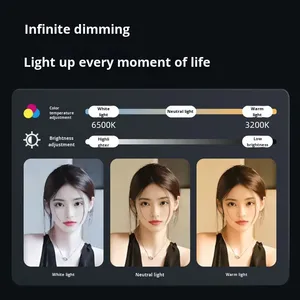 Lumière LED professionnelle basse tension à couleur réglable 100w 220v pour photographie en intérieur, idéale pour <span class=keywords><strong>TikTok</strong></span> - Product Image 5