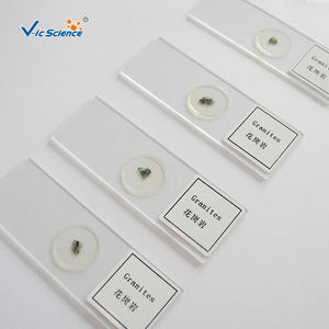 Estudiante gography enseñanza diapositivas geografía molienda sección diapositivas mineral molienda delgada diapositiva preparada - Product Image 4