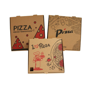 Scatole per <span class=keywords><strong>Pizza</strong></span> in Cartone Ondulato Riutilizzabili e Portatili da 6-12 Pollici, Personalizzabili e di Grado Alimentare, Vendita all'Ingrosso - Product Image 1