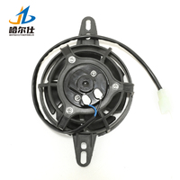 Kit de ventilateur de refroidissement de radiateur universel 12V HES |   Support de montage Push/Pull à haut débit d'air pour moto tout-terrain/quad/scooter/moto de route/motocyclette |