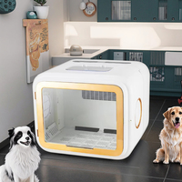 Sèche-cheveux automatique pliable de luxe en ABS écologique alimenté par batterie 68L pour chats chiens petits animaux faible bruit toilettage