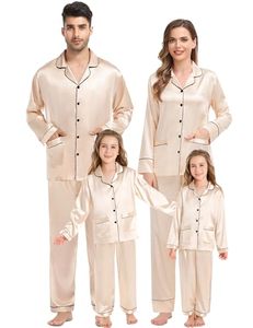 Couples Christmas Mommy and Me <strong>Family</strong> <strong>Matching</strong> Green Solid Cute Cotton Satin Cute <strong>Pj</strong> Pijamas Pyjamas Pajamas Set for Women - Product Image 2