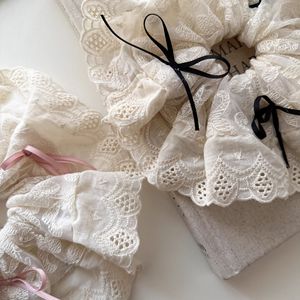 Yuxi Venta al por Mayor: Nuevas Bandas Elásticas Grandes para el Cabello Estilo Ballet con Lazo de Encaje, Flores Dulces y Lazos Elásticos Elegantes para el Cabello - Product Image 3