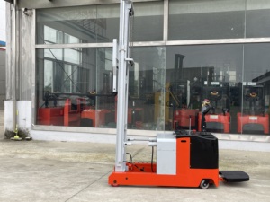 Chariot élévateur à palettes entièrement électrique de 1 tonne, capacité de 1000 kg, chariot élévateur à batterie pour entrepôt de vente au détail et petite usine - Product Image 5