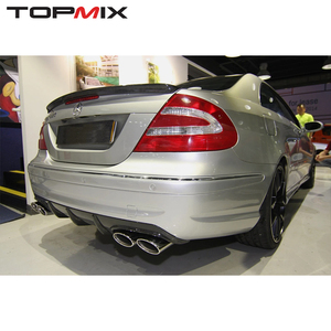 Mercedes-Benz <span class=keywords><strong>W209</strong></span> <span class=keywords><strong>CLK320</strong></span> CLK63 AMG Nouvelle Lame Inférieure de Pare-chocs Arrière en Fibre de Carbone Pièces de Rétrofit/Amélioration TOPMIX - Product Image 6