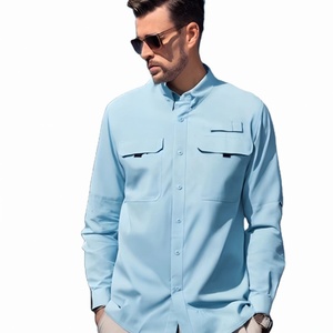 เสื้อยืดตกปลาแบบสั่งทำพิเศษสำหรับกิจกรรมกลางแจ้งสมรรถนะสูง เสื้อตกปลาแขนยาวแบบถักลายซับลิเมชั่นสำหรับตกปลาชายทะเล - Product Image 1