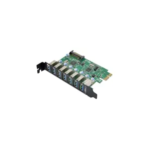 Tarjeta de interfaz PCI Express, 7 puertos, USB 3,0, precio directo de fábrica, gran oferta