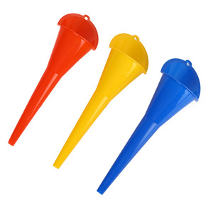 Atacado Colorido Plástico PP Oblíqua Boca Funil com Longo Pescoço para Gasolina Motocicleta Motor Óleo Vidro Água - Product Image 2