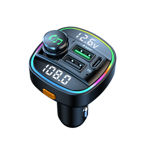 Coche portátil para REPRODUCTOR DE MP3 <span class=keywords><strong>Bluetooth</strong></span> Transmisor FM BT5.0 Carga rápida PD30W Conexión USB - Product Image 3