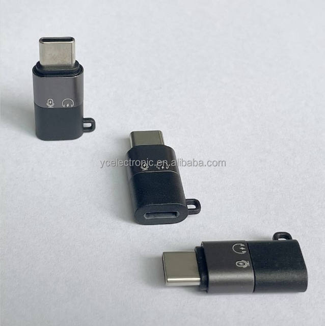 OTG Adapter Type-C USB-C for Apple Mobile Phones Wireless Collar Clip Microphone Headset Sound Card Music New DC OTP