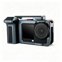 Kit Cage Métallique en Aluminium + Poignée pour Caméra DJI Osmo Action 6 avec Bouton Déclencheur, Griffe Porte-Accessoire, Interface Vis 1/4''