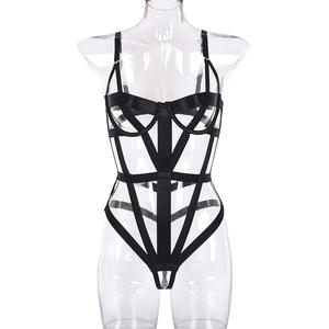 Vente en gros de lingerie sexy transparente noire de luxe pour femmes, lingerie érotique pour femmes - Product Image 5