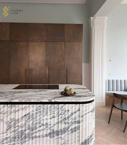 Yushi Chất lượng cao nhà máy tự nhiên rãnh đá cẩm thạch đá Countertop cho khách sạn căn hộ dự án - Product Image 4