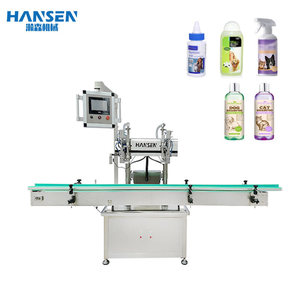 Automatische 2-Kopf-Flüssigkeitsabfüllmaschine Wasserflaschen-Verschluss-Etikettierer Öl-Milch-Lotion-Energydrink-Abfüllmaschine - Product Image 1