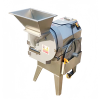 Machine de haute efficacité pour la découpe, le séchage et le broyage de chips de patate douce, d'igname, d'oignon rouge et d'échalote