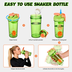 ขวดน้ำพลาสติกเด็กปากกว้าง ปราศจากสาร BPA ขนาด 700 มล. สำหรับโรงเรียน ขวดน้ำพลาสติกกันรั่วพร้อมหูหิ้ว - Product Image 5