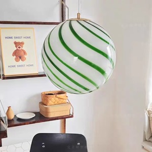 Lampada a Sospensione a Forma di Lecca-lecca in Stile Medievale Francese, Caramella Alpina Cremosa, Decorazione per Camera dei Bambini - Product Image 2