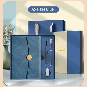 Set de Regalo de Cuaderno de Lujo Personalizado con Tapa Dura para Promoción Empresarial, A5, Acero Inoxidable, con USB Grabado, Regalo Personalizado para la Escuela - Product Image 5