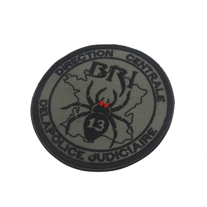 Toppa Tattica Toppa Tattica Grigio Nero BRI <span class=keywords><strong>Ragno</strong></span> per Borsa da Camicia Cappello Tattico Cappotto Pant Etichetta - Product Image 3