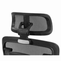 Silla de Oficina Ergonómica de Malla Resistente, Capacidad de 200 kg, Respaldo Alto, Reposacabezas Ajustable, Soporte Lumbar, Giratoria, para Oficina en Casa y Computadora