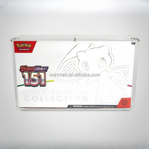 151 Mew Ultra Premium Collection Étui en acrylique avec couvercle magnétique pour Pokémon TCG Scarlet & Violet <span class=keywords><strong>Pokemon</strong></span> Card Boîte en acrylique - Product Image 4
