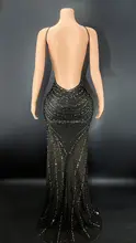 NOVANCE Y2395-F fall 2022 dresses evening halter sexy backless glittering diamonds black dress luxury evening dresses party wome