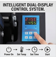 Presse à chaud pneumatique semi-automatique pour vêtements, presse à station unique pour transfert thermique sur vêtements