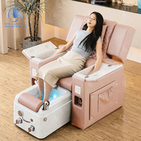 Salon de manucure de luxe Table de massage Canapé pour ongles Fauteuil Bath Foot Spa Fauteuil de pédicure