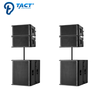 Altavoz de línea de 12 pulgadas, sistema de sonido exterior resistente al agua para rendimiento de escenario