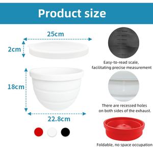 Meilleures ventes : Doublures universelles en silicone pour bol mélangeur <span class=keywords><strong>KitchenAid</strong></span> (tête inclinable, 5 litres) – Accessoires <span class=keywords><strong>de</strong></span> <span class=keywords><strong>cuisine</strong></span> - Product Image 2