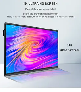 65-100 Inch All-in-One PC Interactive Smart <b>Board</b> 4K Resolution 20-Point Touch 128G SSD Storage Android/Windows for Teaching See - Product Image 6