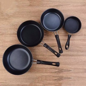 Mini Non-Stick Frying Pan <b>Set</b> 4 Pcs Round For Induction And Gas Stoves <b>Hand</b> <b>Wash</b> Only - Product Image 1