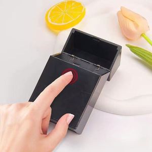 Étui à cigarettes automatique en plastique écologique pour hommes, boîte à cigarettes portable étanche à coque rigide, résistant à l'écrasement, cadeau - Product Image 2
