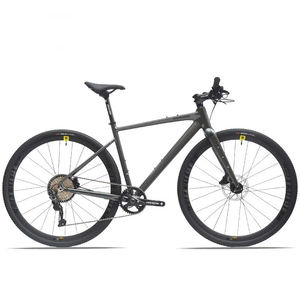 Vélo de route pour adultes, 10 vitesses, cadre en aluminium et fibre de carbone haute résistance, double frein à disque, Zxc-258 Vulcan 700C Aluminu - Product Image 4
